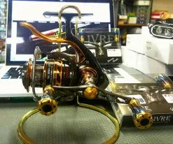 Livre Custom Titanium Double Handle (Gun Metal X Burnt Tip X Gold)- WING 98 (WD-98-FD1 Daiwa Compatible)) -Cheap Jigging Rods Store livre custom handle3